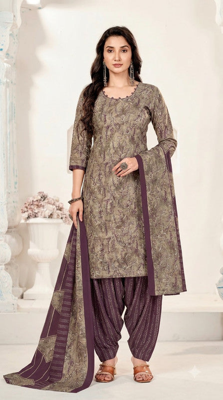 Rust Bandhani Patiala Suit with Teal Dupatta — House of Kapasa