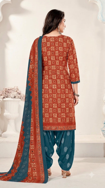 Sage & Plum Floral Patiala Suit — House of Kapasa